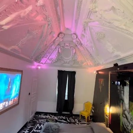 Apartamento Capsule Art Déco - Jacuzzi - Netflix - Cinéma - Arcade De Jeux&nintendo Switch - 2 - Filet Suspendu Valenciennes